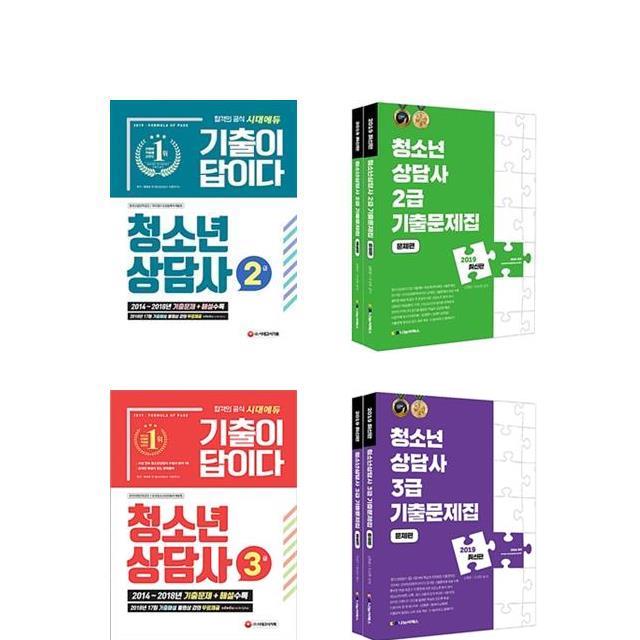 [2019 청소년상담사 2급 3급 기출문제집 선택구매 [시대고시기획, 나눔씨패스]]